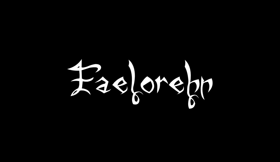 Faelorehn font big