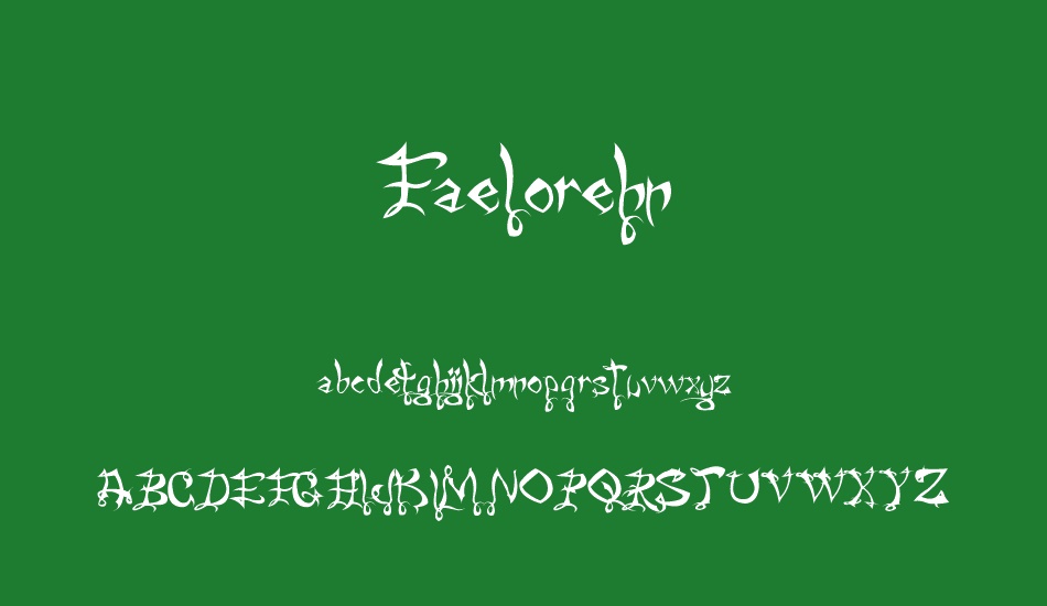 Faelorehn font