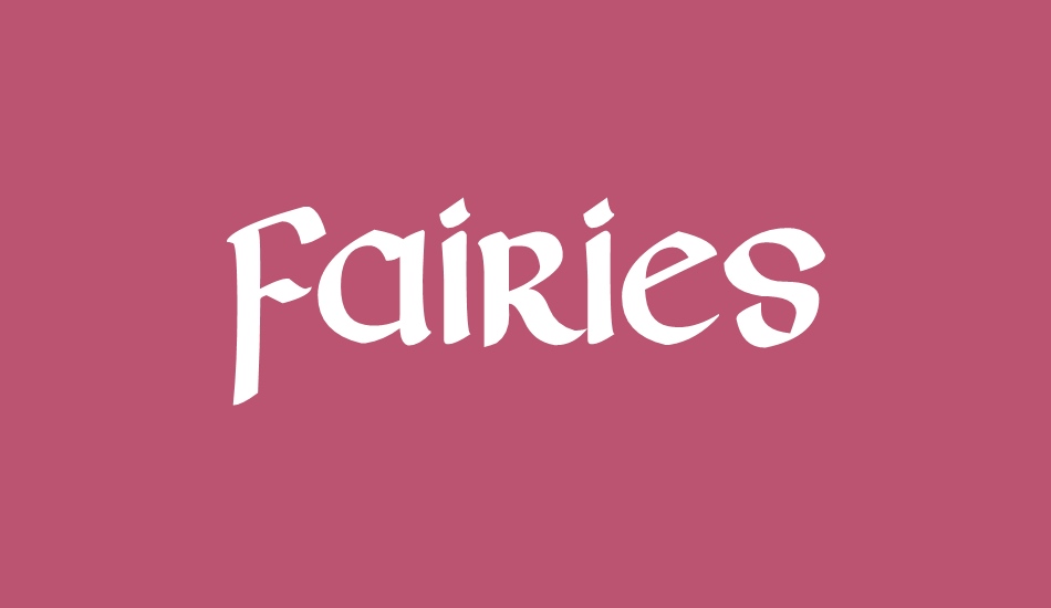 Fairies font big