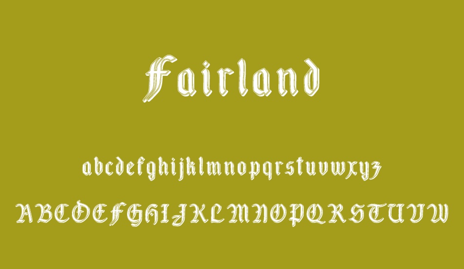 Fairland font