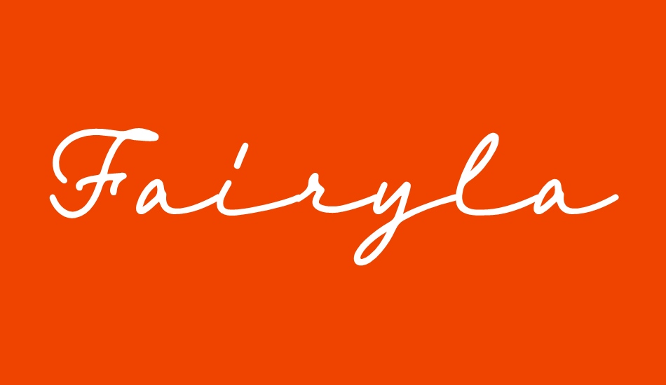 Fairyland Font Demo font big