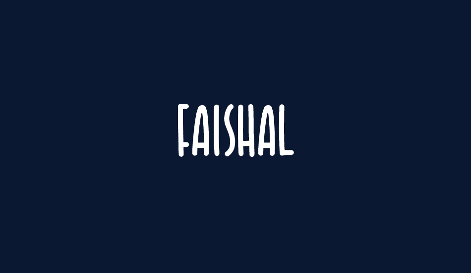 Faishal font big