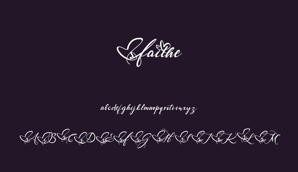 Faithe font