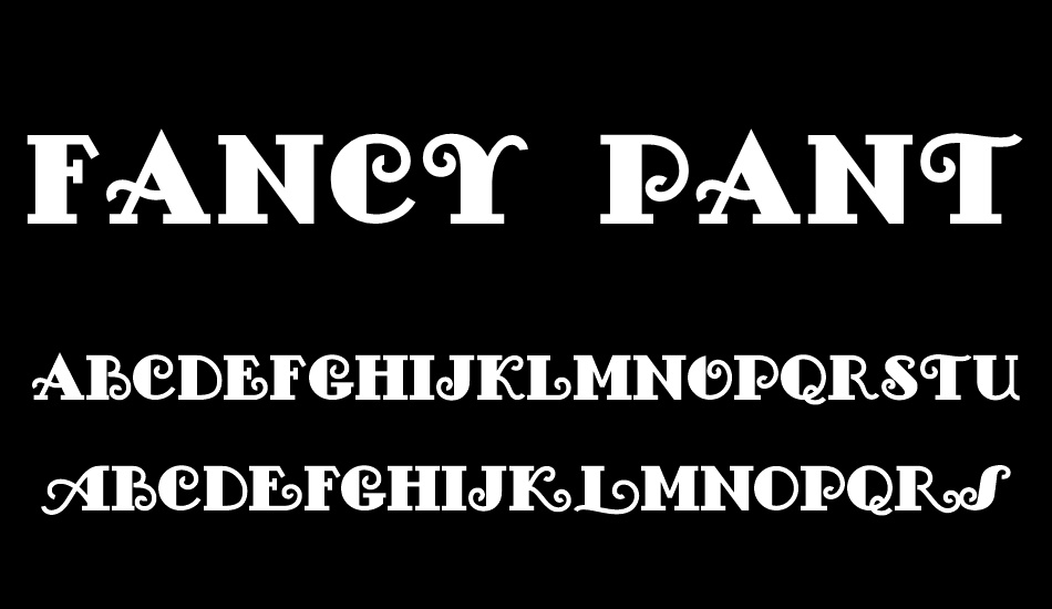 Fancy Pants NF font