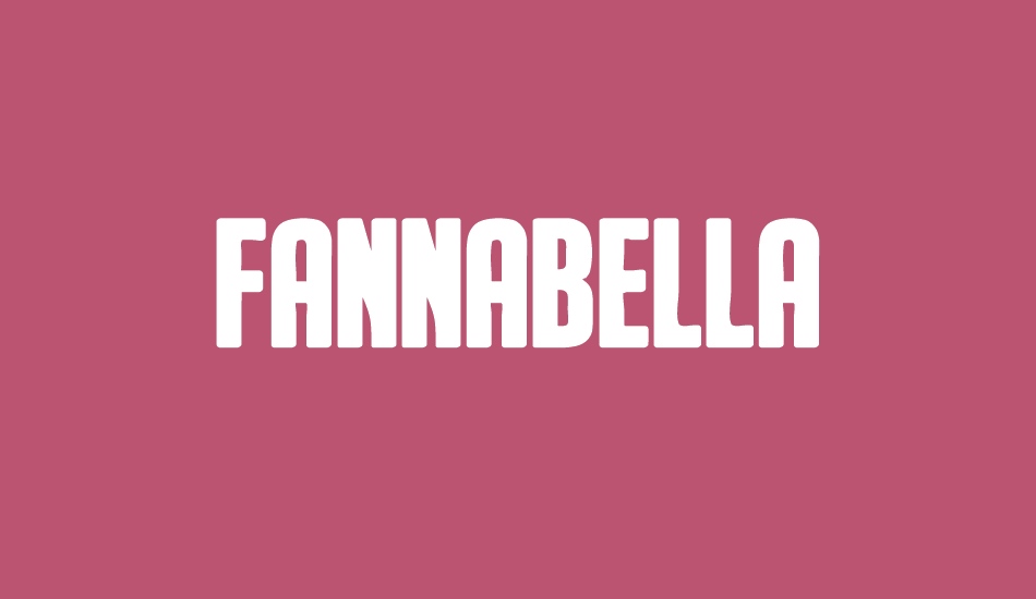 Fannabella font big