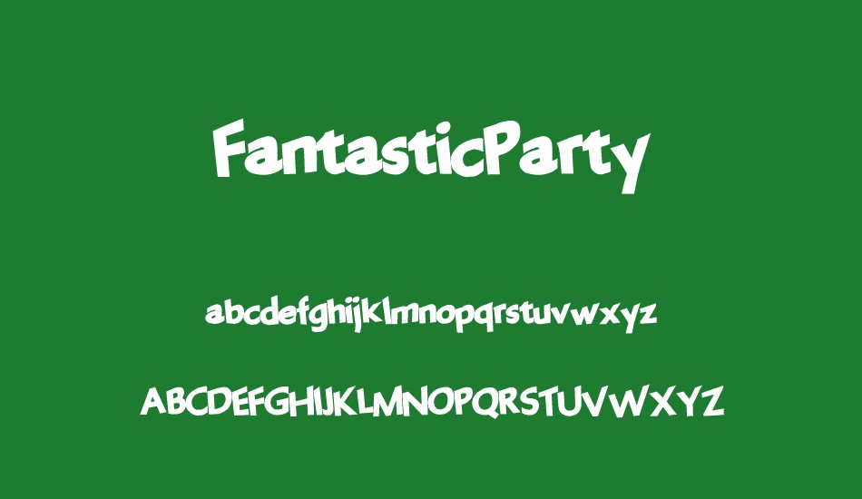 FantasticParty font