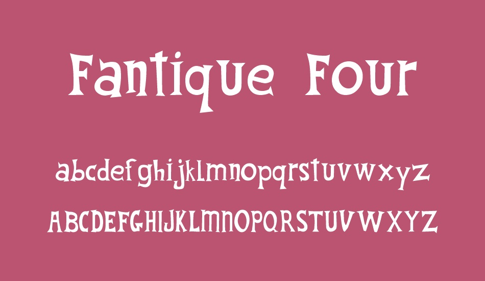 Fantique Four font