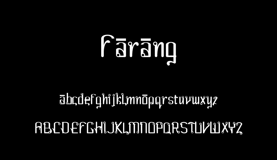 Farang font