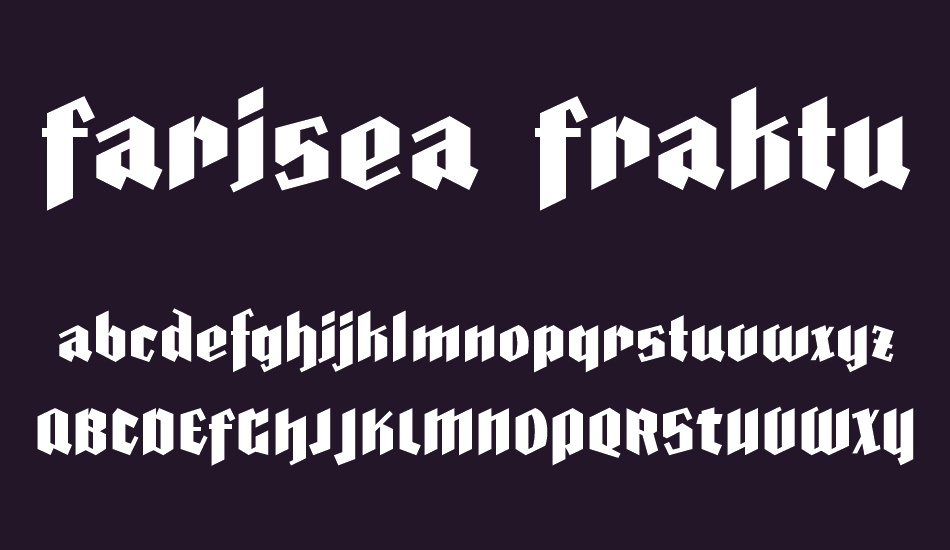 Farisea Fraktur font