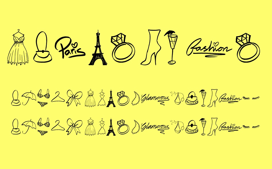 Fashion Pictures font