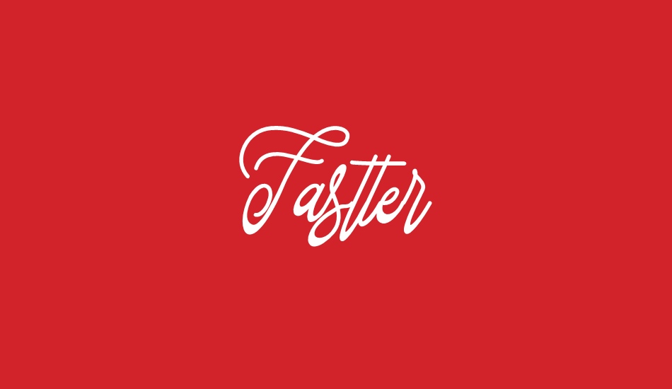 Fastter font big