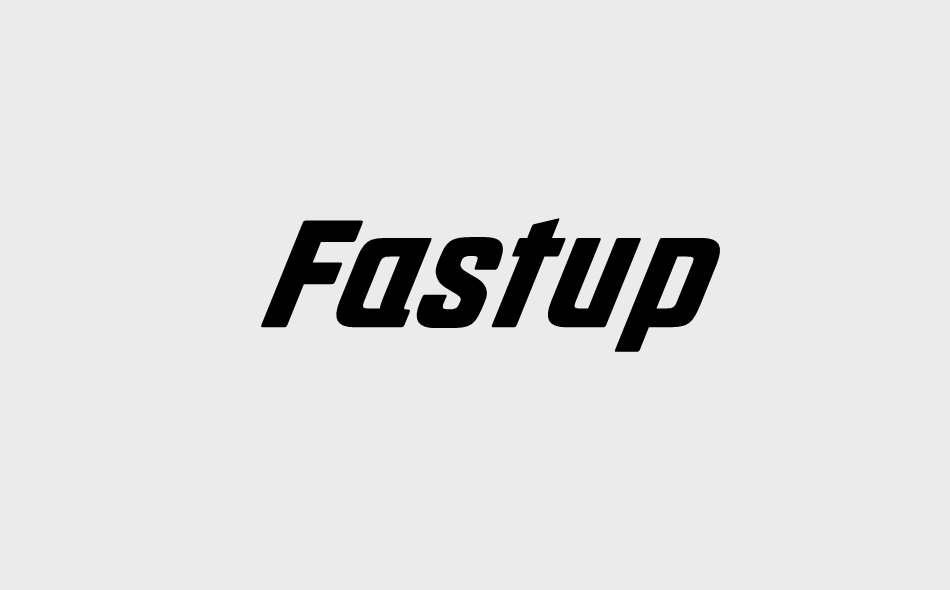 Fastup font big