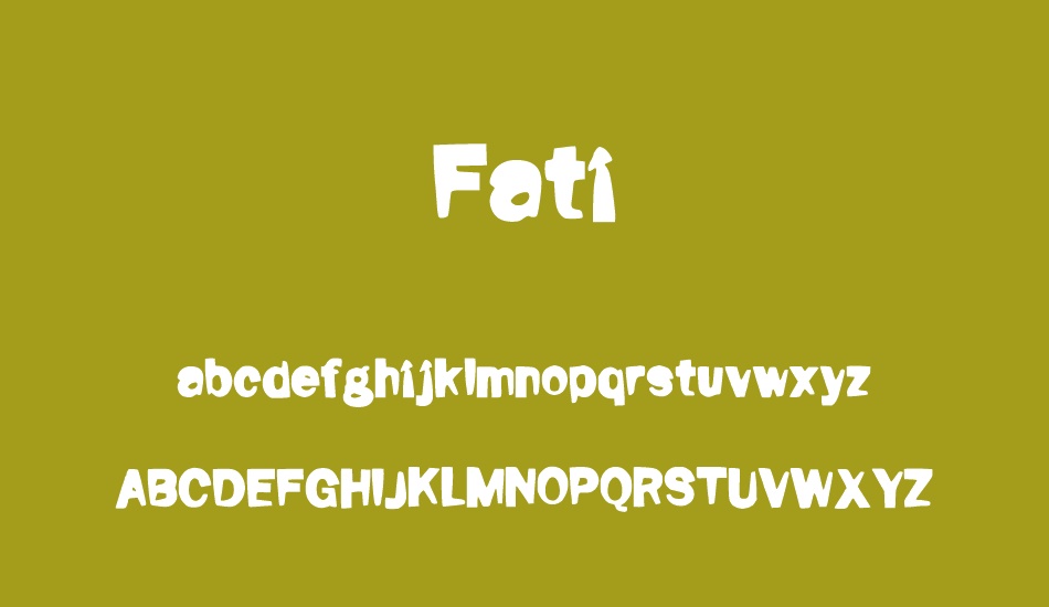 Fati font