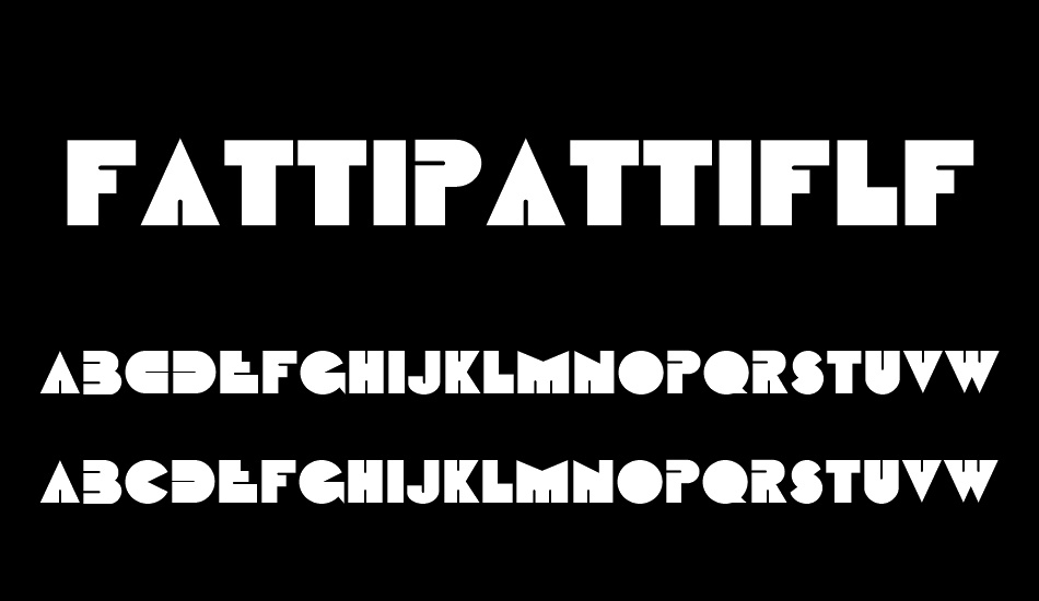 FattiPattiFLF font