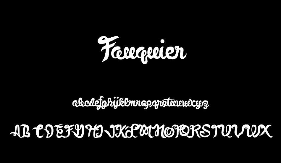 Fauquier font