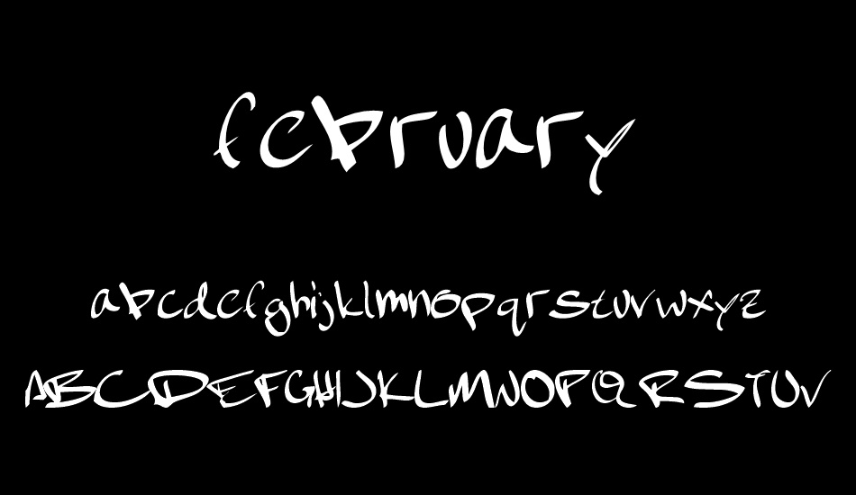 february font