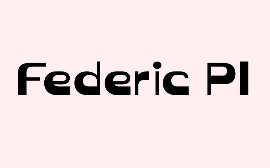 Federic Playfull font big