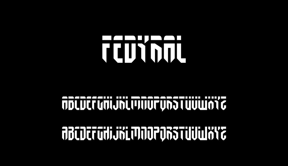 Fedyral font