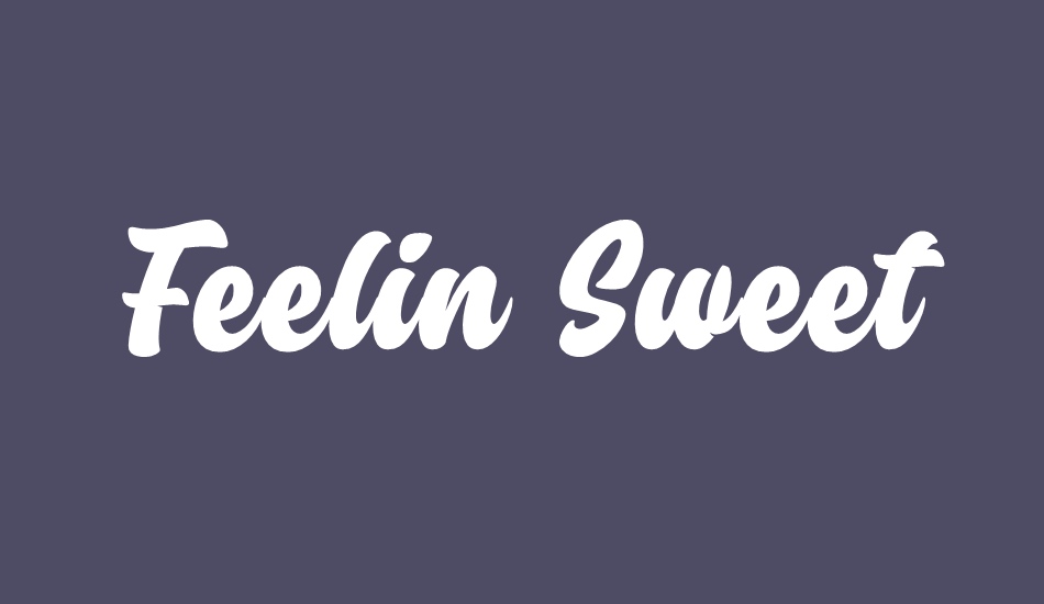 feelin-sweet font big