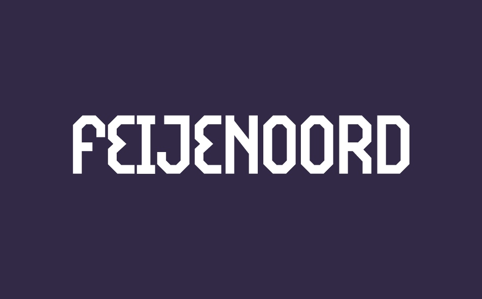 Feijenoord font big