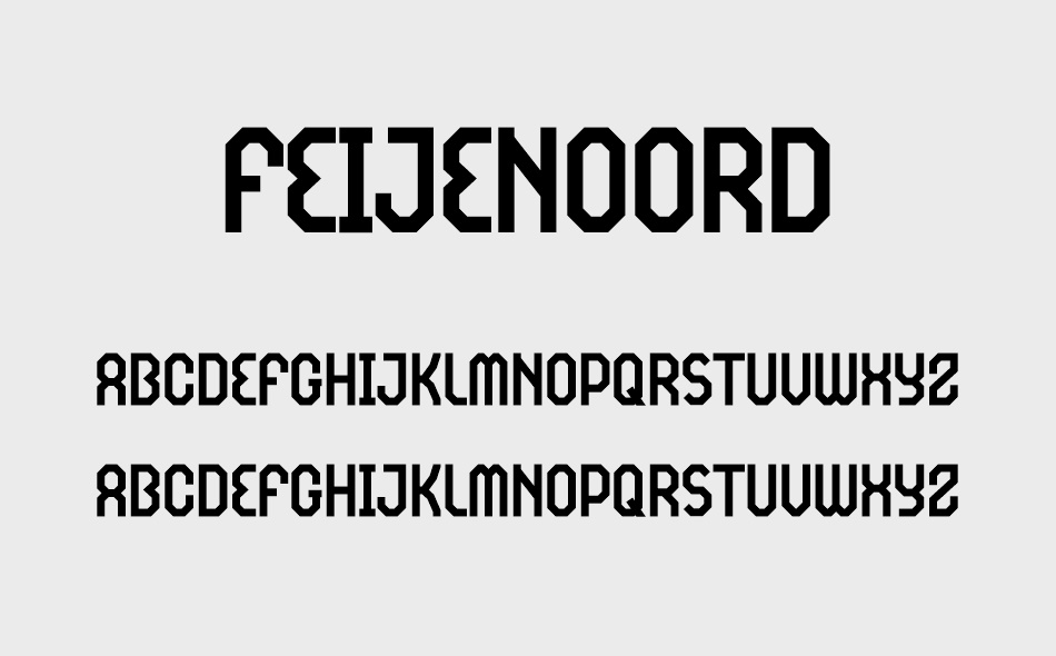 Feijenoord font