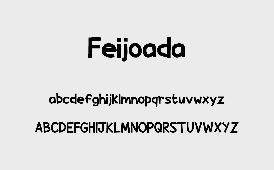 Feijoada font