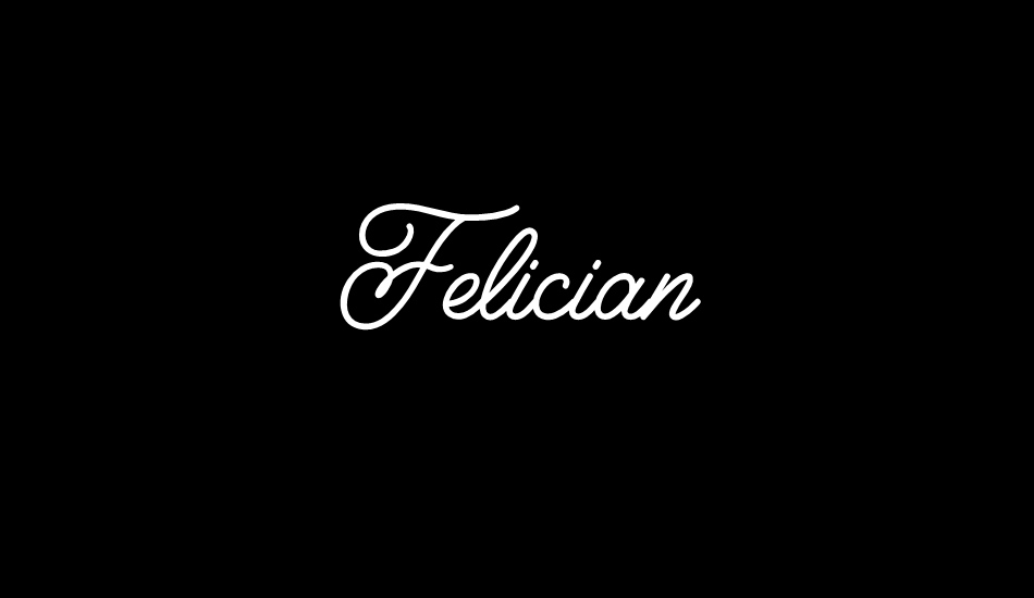 Felician Demo font big