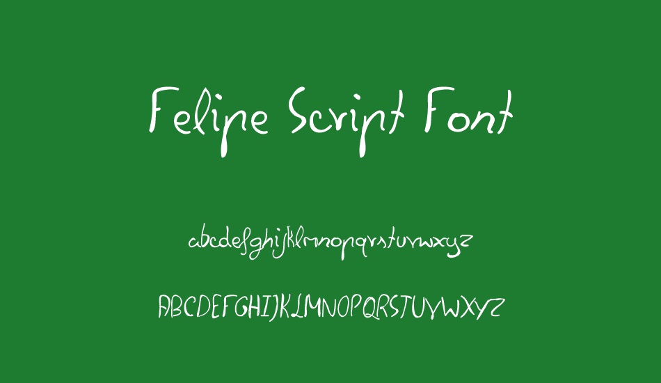 Felipe Script Font font