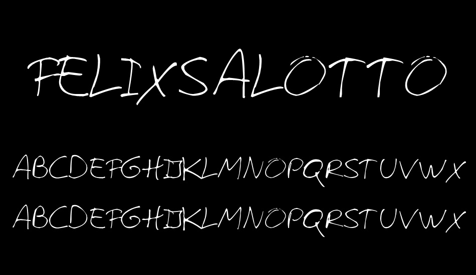 felixsalotto font