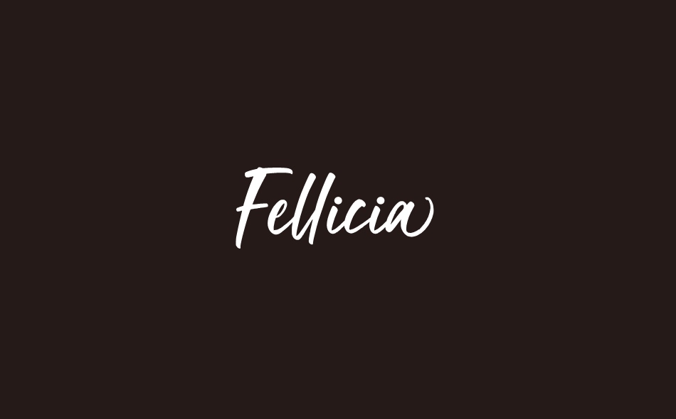 Fellicia font big