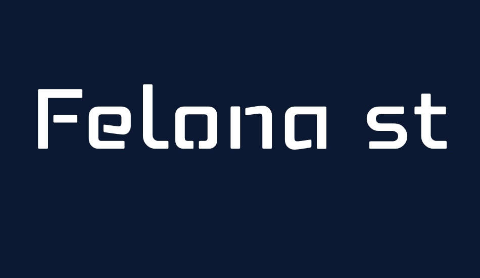 Felona st Med font big