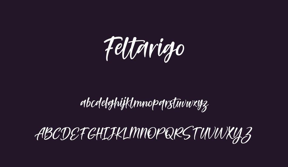 Feltarigo font