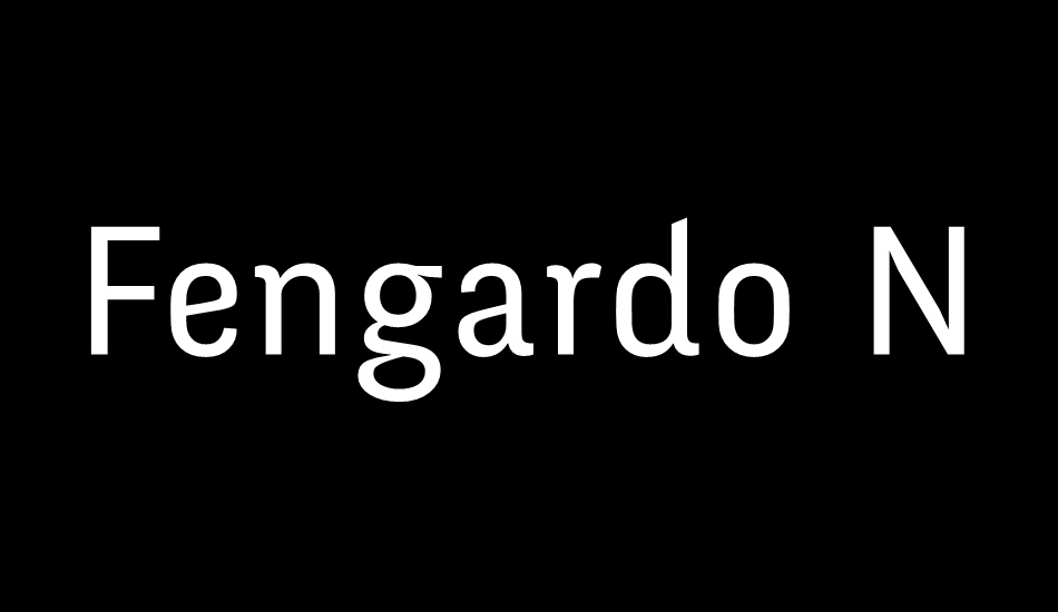 Fengardo Neue font big