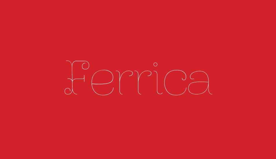 Ferrica font big