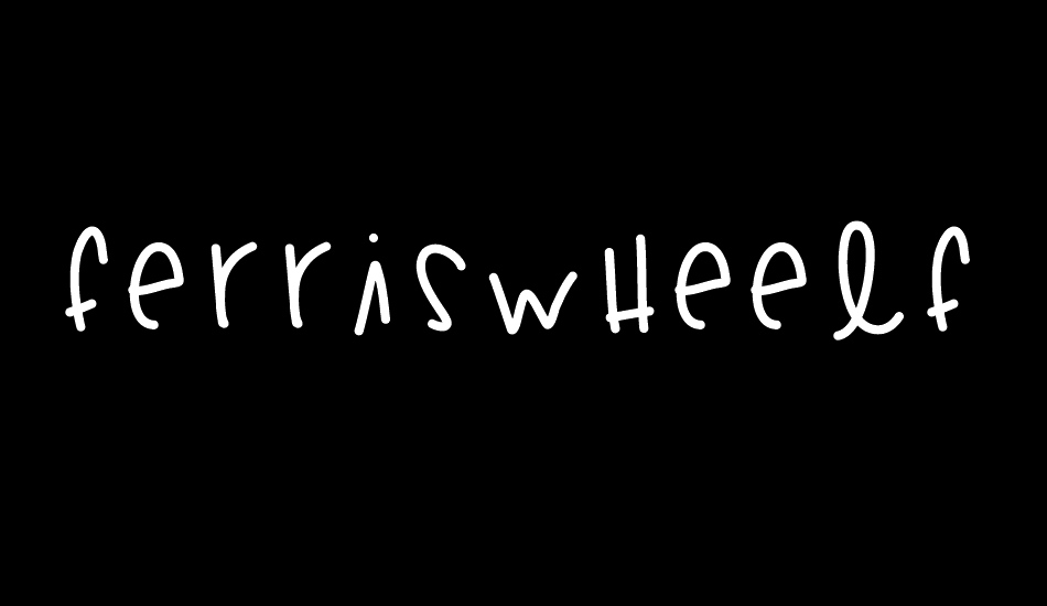 FerrisWheelFun font big