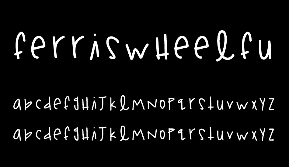 FerrisWheelFun font