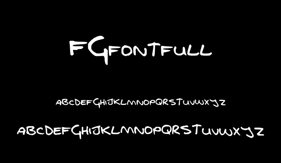 FGfontfull font