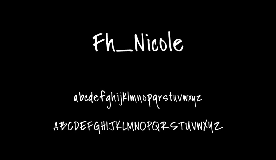 Fh_Nicole font