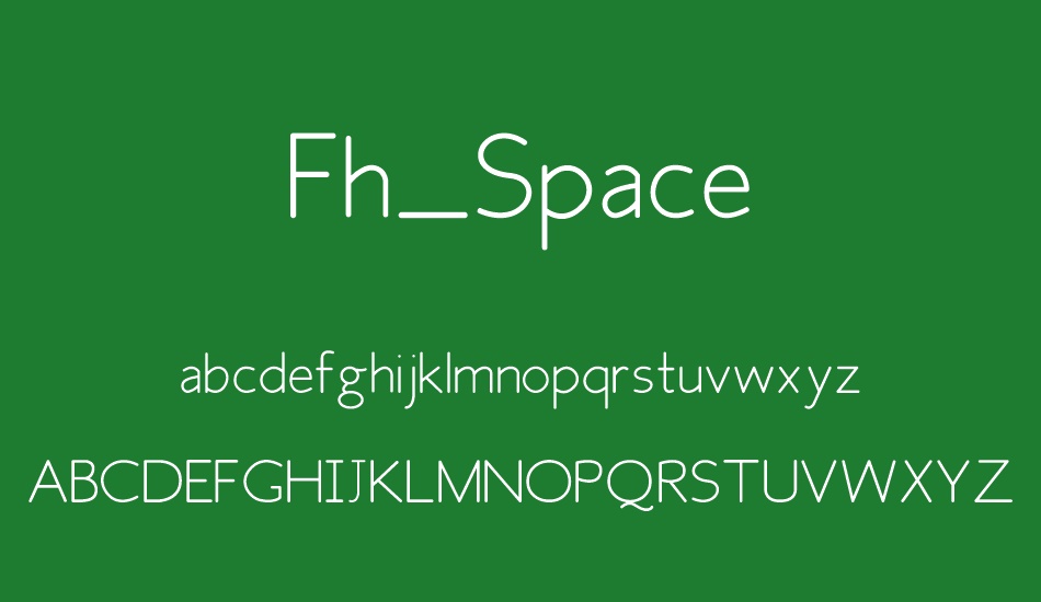 Fh_Space font