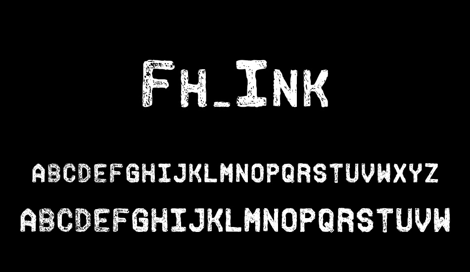 Fh_Ink font