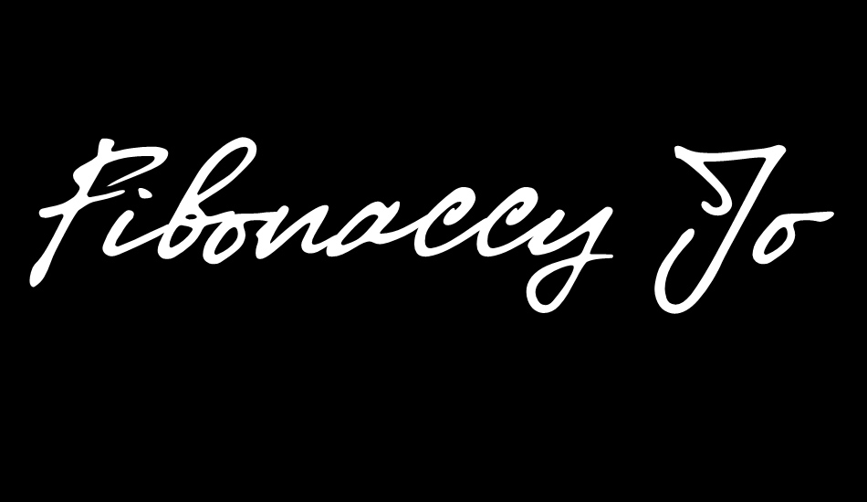 Fibonaccy Journey font big