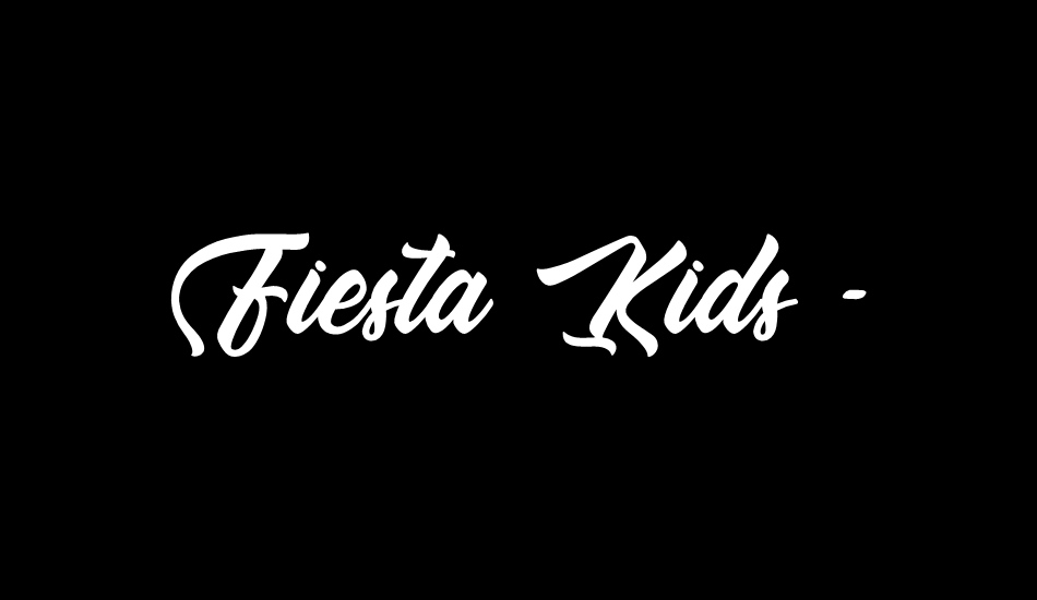 Fiesta Kids - Personal Use font big