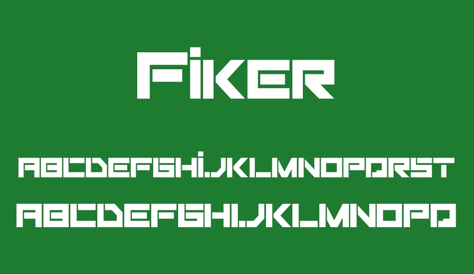 Fiker font