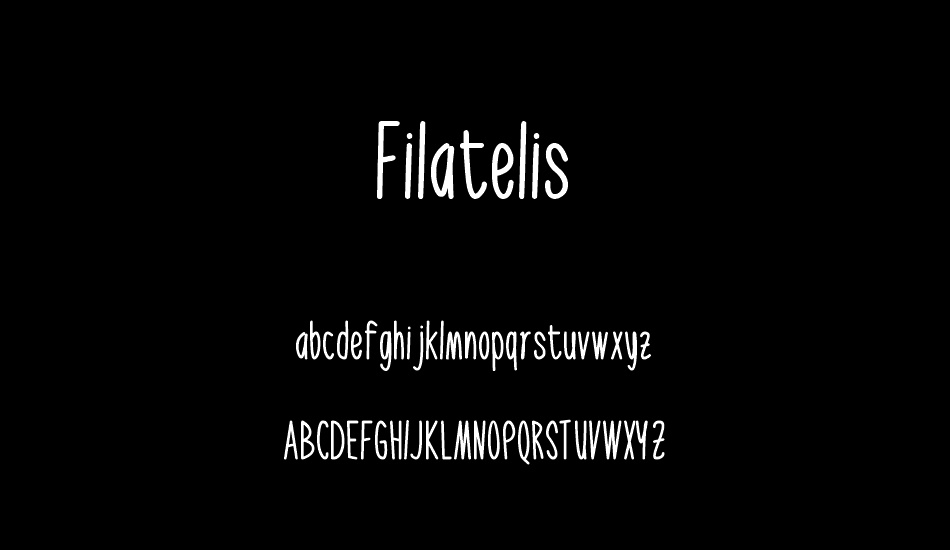 Filatelis font