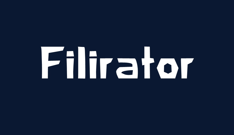 Filirator font big