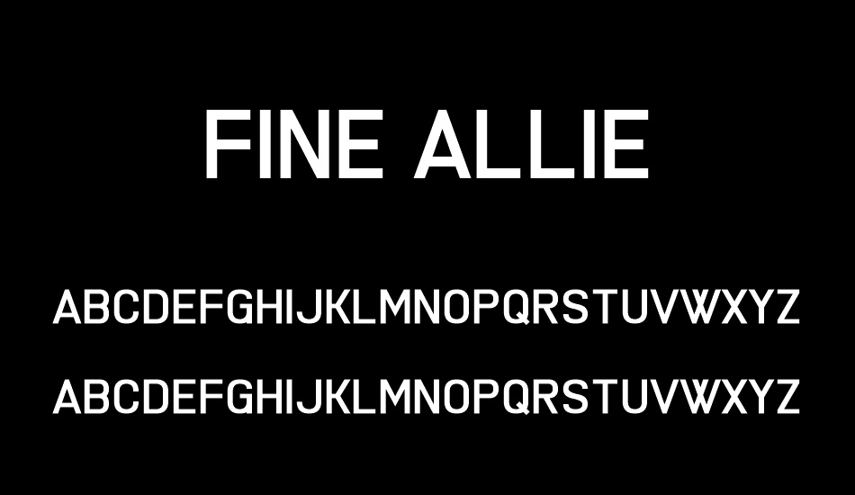 Fine Allie font