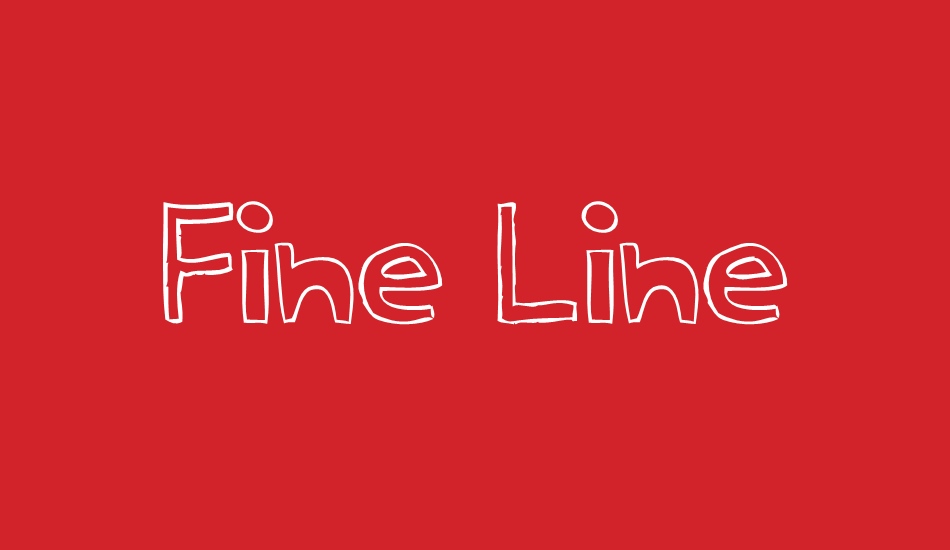 Fine Line font big