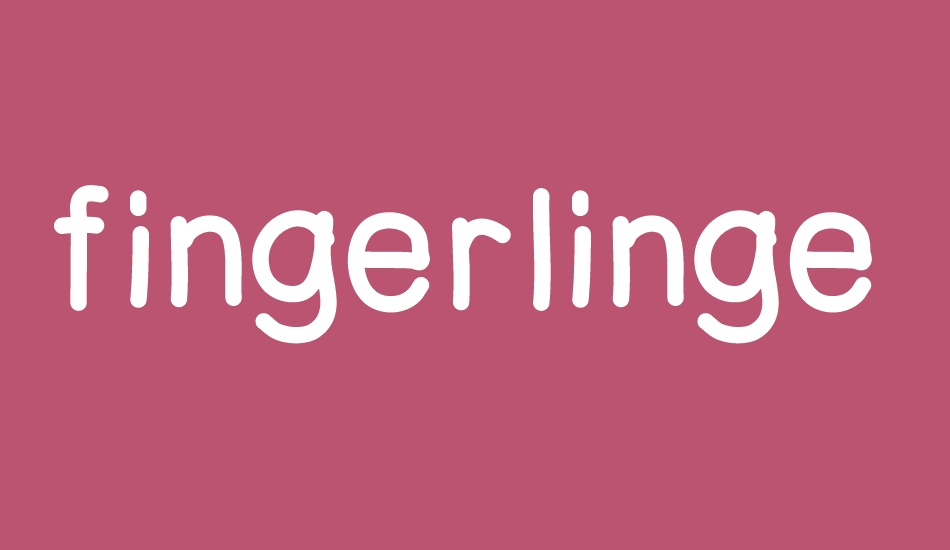 fingerlinger font big