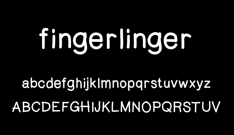 fingerlinger font