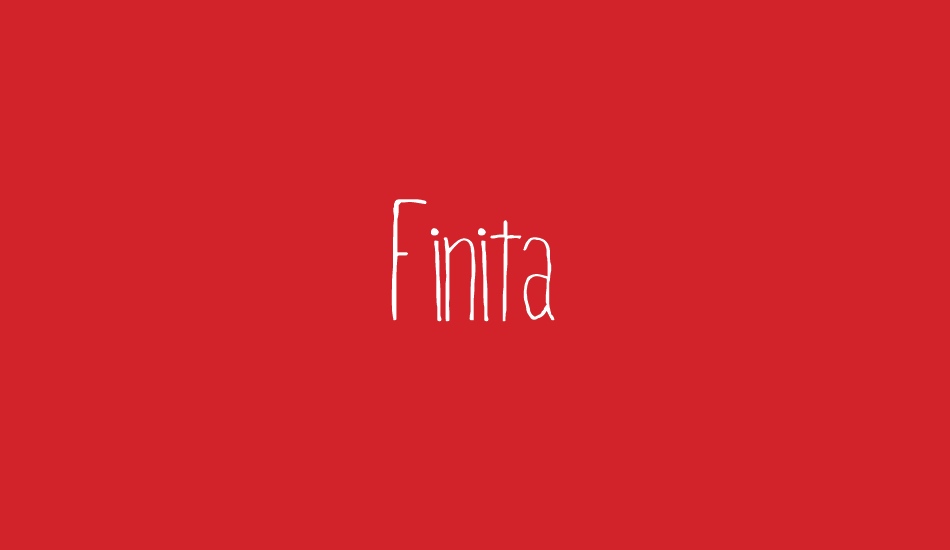 Finita font big